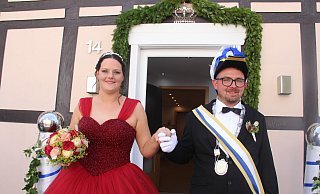 Kevin Piepenbrock und Jacqueline Flore regieren in Calenberg. - Burkhard Battran