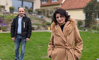 Die 28-jährige Rawan Hamak kann in diesem Sommer ihre Ausbildung abschließen. Unterstützung bei ihrem Neustart hat sie unter anderem von Hussien Khedr erhalten. - David Knapp