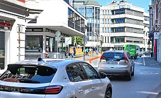 Die Kritiker befürchten, dass die Notpfortenstraße beim neuen "Altstadt-Raum"-Konzept zu einem Nadelöhr werden könnte. - Barbara Franke