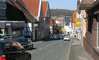 Blick von der Bürener Königstraße in den Kreuzungsbereich Bertholdstraße/Fürstenberger Straße. - Johannes Büttner