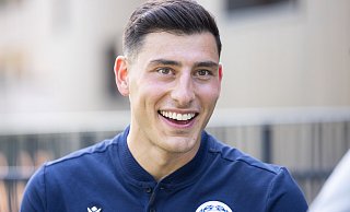 Neu dabei: Stefano Russo war der erste externe Zugang von Arminia Bielefeld für die kommende Saison. - Oliver Krato