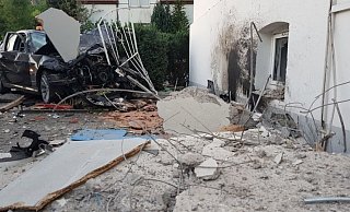 Der Unfall mit zwei Autos an der Stadtholzstraße: Hier konmnte der Verdacht des Rennens nicht bestätigt werden. - Polizei Herford