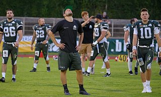 Emotionales Finale des Spiels der Bulldogs gegen Lübeck in Bielefeld. - Andreas Zobe