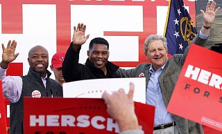 Herchel Walker kandidiert für die Republikaner in Georgia für den Senat. - 2022 Getty Images
