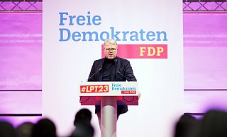 Frank Schäffler ist Bezirksvorsitzender der FDP Ostwestfalen-Lippe und Mitglied des Deutschen Bundestags. - Friso Gentsch