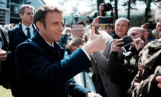 Emmanuel Macron zeigt sich optimistisch. - AFP or licensors