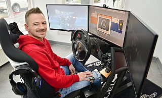 Kevin Freiberger will künftig Fahrschüler ausbilden. - Uwe Caspar