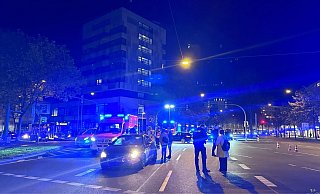 Alfred-Bozi- und Elsa-Brändström-Straße mussten für Notarzt, Rettungswagen und Feuerwehr voll gesperrt werden. - Sarah Jonek