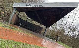 Unter dem Pavillon sollen Schüsse gefallen sein. - Jan Henning Rogge