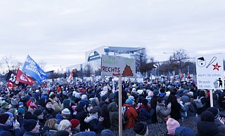Nicht nur in den Großstädten wie Berlin (Foto) wird gegen Rechtsextremismus demonstriert - selbst in kleinen Städten auf dem Land. - Carsten Koall