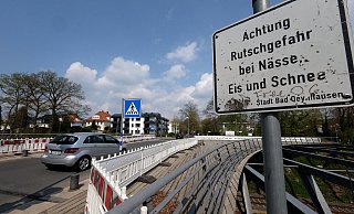 Der Fußgängerbereich der Schützenbrücke ist seit mehr als einem Jahr gesperrt. - Thorsten Gödecker