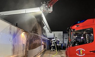 Die Mülltonenn hatten an zwei Gebäuden erheblichen Schaden verursacht. - Thorsten Heß