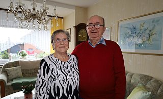 Helene und Herbert Kaschuba aus Anreppen feiern ihre eiserne Hochzeit. - Regina Brucksch