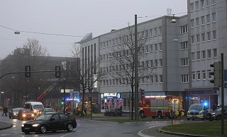 Feuerwehreinsatz an der Herforder Straße. - Paul Brinkmann