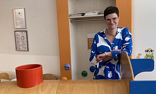 Katrin Ramöller ist Diplom-Psychologin an der Kinderklinik des Klinikums Herford. - Matthias Bungeroth