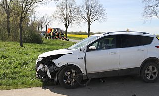 Der Ford Kunga wurde bei dem Unfall schwer beschädigt. - Johannes Büttner
