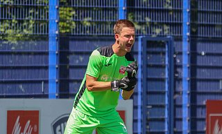 Verls Jahrhunderttorwart Robin Brüseke ist aktuelle Nummer eins im Tor von Regionalligist Rot Weiss Ahlen. - RW Ahlen