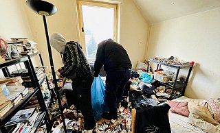 Räumung einer Messie-Wohnung in Bielefeld im November 2021. - Stefan Becker