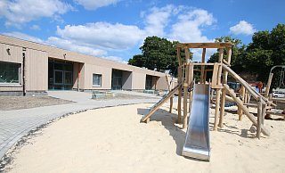 Die Bauarbeiten in der Kindertagesstätte Talleweg in Paderborn-Marienloh sollen nicht mehr lange andauern. Auch für diese Einrichtung stellt die Stadt weitere Kräfte ein. - Rajkumar Mukherjee