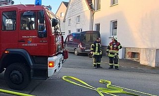 Zu einem Wohnungsbrand in Borgentreich rückten 42 Feuerwehrleute aus. - FFW Borgentreich