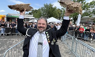 Frank Düttmann erfüllte sich im vergangenen Jahr einen lang gehegten Traum: er wurde der Regent der Verler St.-Hubertus-Schützengilde. In Kürze wird er abgelöst. - Gabriele Grund