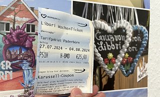 Ab dem 20.Juli 2024 ist das Libori-Wochen-Ticket des Padersprinters erhältlich. - Padersprinter