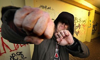 Bei einem Überfall sind die Täter oft gewaltbereit. - Andreas Fruecht