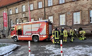 Die Feuerwehr konnte ihre Sachen schnell wieder zusammenpacken. - Hubert Rösel