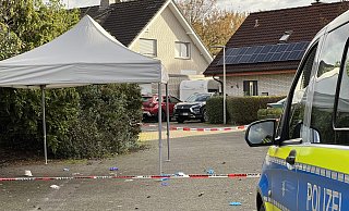 Der mutmaßliche Fundort der Schwerverletzten in Senne - nw