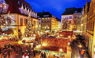 Der Bielefelder Weihnachtsmarkt wird in diesem Jahr vormittags später öffnen als 2021. Foto: Bielefeld Marketing/ Sarah Jonek - Sarah Jonek