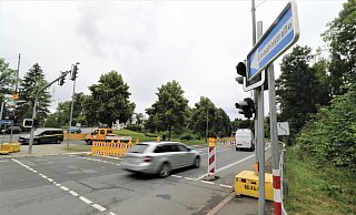 Die Bundesstraße 7 ist ab Diemelbrücke Richtung Paderborn zur Einbahnstraße geworden. - Simone Flörke