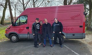Till Schulze-Geißler (v.l.), Henning Poppe, Boris Fust und Daniel Hermes bilden die Band "Poempl". - Poempl