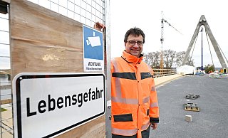 Die im Beitrag kritisierte Absperrung während der Bauarbeiten hatte Sinn, wie Projektleiter Richard Mede seinerzeit erläuterte. Der Rettungsdienst hatte einen Schlüssel. Foto: Thomas Kube - Thomas Kube