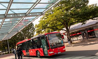 Der Zentrale Omnibusbahnhof am Herforder Bahnhof. - Ralf Bittner