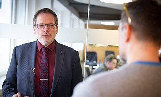 Mieterbund-OWL Geschäftsführer Ralf Brodda im Gespräch in der NW-Redaktion. - Mike-Dennis Mller / www.mdm.photo