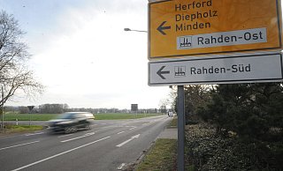 Die Stadt Rahden kann sich nicht-störendes Gewerbe auf einer Fläche vorstellen, die im Westen von der Osnabrücker Straße und im Osten von der Bundesstraße 239 begrenzt wird. - Joern Spreen-Ledebur