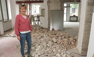 Sandra Koberstein schloss im vergangenen Jahr ihr Café an der Franziskanermauer. Nun wird sie Geschäftsführerin einer Bar am Kamp. - Mareike Gröneweg