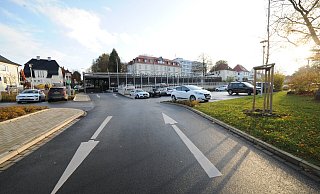 Auch die Parkpalette unterhalb des Lübbecker Rathauses wird von den WBL betrieben. - Joern Spreen-Ledebur