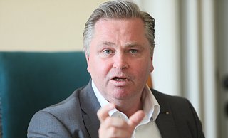 Bürgermeister Tim Kähler liegt derzeit im Krankenhaus. - Frank-Michael Kiel-Steinkamp
