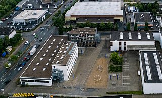 Ein Blick auf das alte Kahmann & Ellerbrock-Gelände: Links verläuft die Eckendorfer Straße, in der Bildmitte die Feldstraße. - Mike-Dennis Müller / www.mdm.photo
