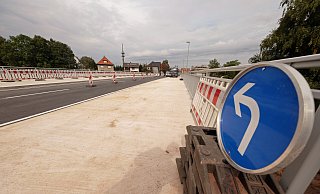 Am heutigen Dienstag wird die Flutmuldenbrücke ganz für den Verkehr freigegeben. - Thorsten Gödecker