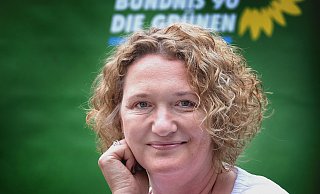 Gitte Trostmann tritt für die Grünen zum zweiten Mal fürs Bürgermeisteramt in Gütersloh an. - Andreas Frücht