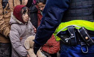 Geflüchtet aus der Ukraine, in Deutschland nun im Kita- und Schulwesen: Kinder wie dieses sind es, die für Nürnberger "Chance und Herausforderung" sind. - epd-bild / Frank Schultze/Zeitenspiegel