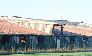 Der noch relativ neue Schweinemaststall brannte komplett aus. 750 Tiere starben. - Joern Spreen-Ledebur