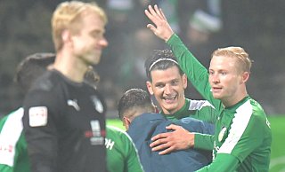 Dimitrios Nemtsis stand mehrfach richtig. In der 80. Minute traf er zum erlösenden 2:0 . - Jens Dünhölter