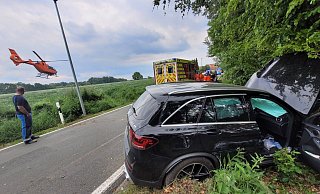 Auf dem Habighorster Weg in Bünde kam es am Dienstagnachmittag zu einem Verkehrsunfall. - Gerald Dunkel