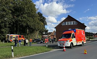 Die Bewohner des Mehrfamilienhauses an der Schröttinghauser Straße konnten sich schnell in Sicherheit bringen. Anders die Tiere. - Paul Brinkmann
