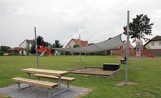 So leer wie auf dem Foto ist der Mehrgenerationen-Spilepaltz am Heidmühlenweg in Borgentreich nnur selten. Foto: Dieter Scholz - Dieter Scholz