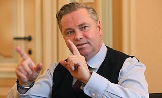 Bürgermeister Tim Kähler möchte erneut für das Spitzenamt in Herford kandidieren. - Frank-Michael Kiel-Steinkamp