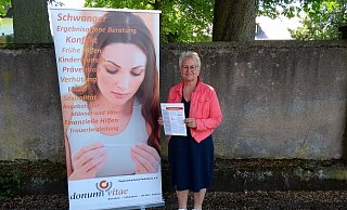Teamleiterin Christina Irgang freut sich über die guten Zahlen des vergangenen Jahres, auch wenn es durch Corona einige Einbrüche gegeben hat. - Donum Vitae